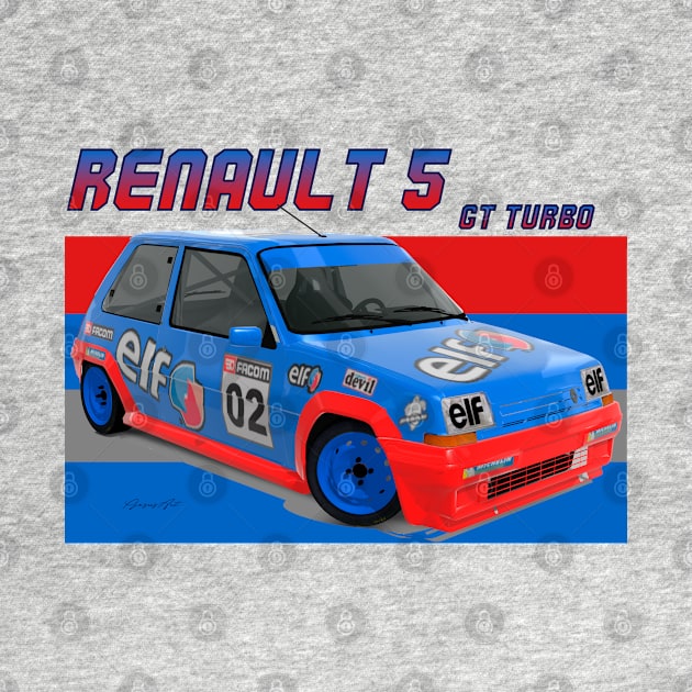 Renault 5 GT Turbo by PjesusArt